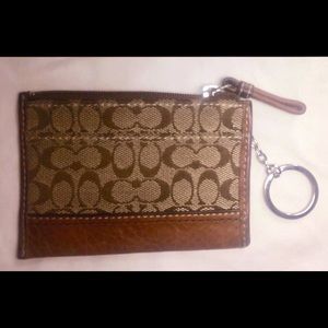 Coach Wallet with key chain just like brand New.